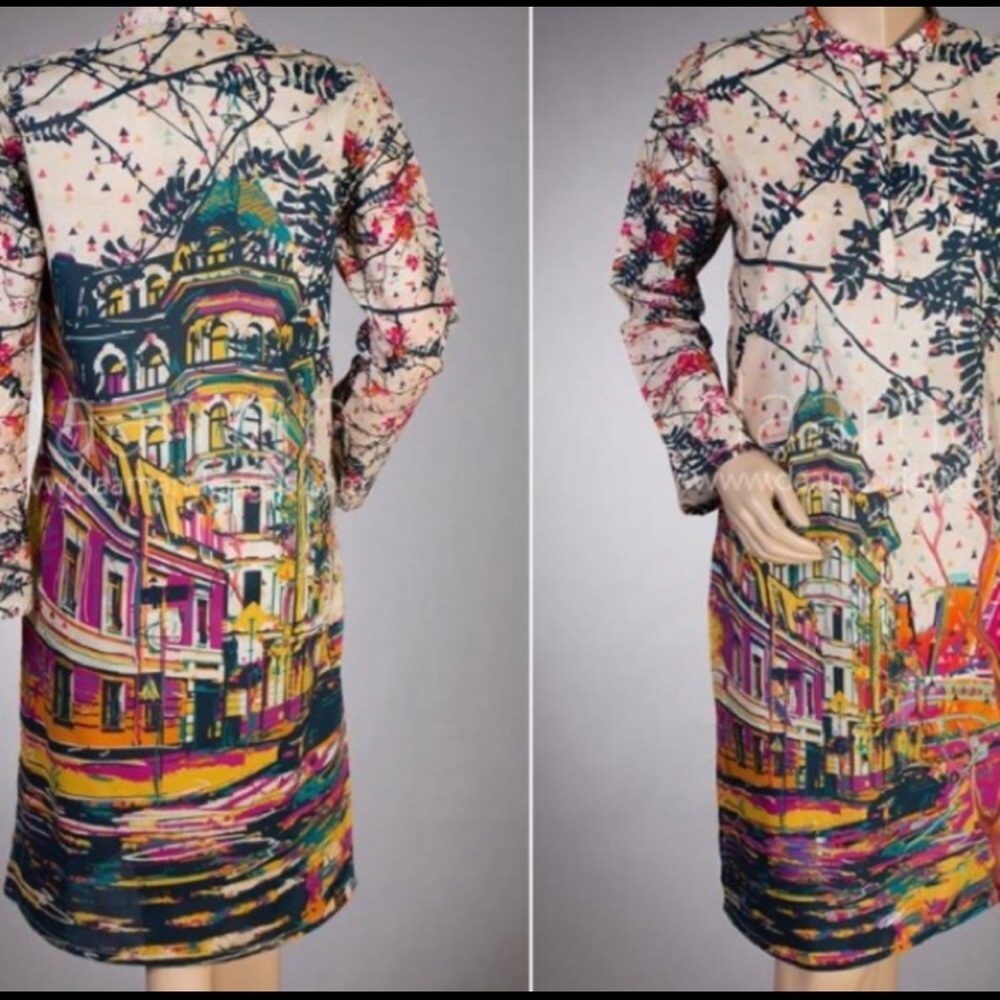 Daaman | Top | Digital Cambric Kurta